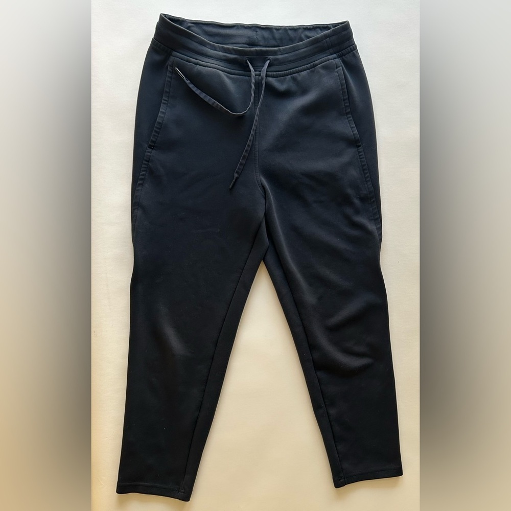 lululemon Black Slim Tapered Drawstring Joggers